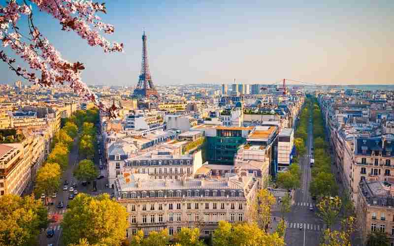 The charm of Paris attracts tourists every year