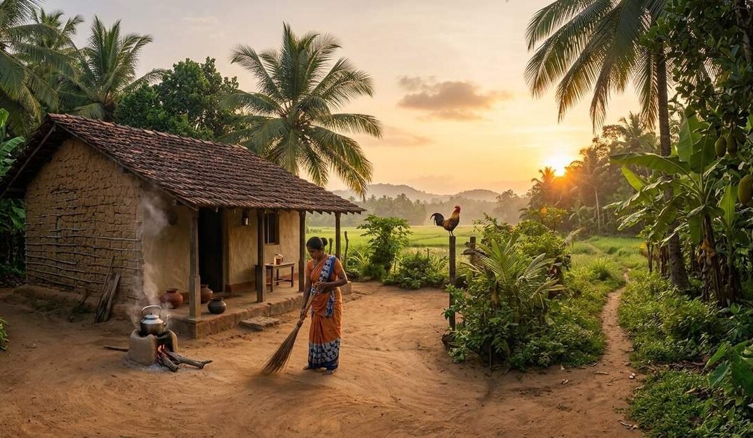 A Day in a Sri Lankan Village: From Morning Tea to Nightfall