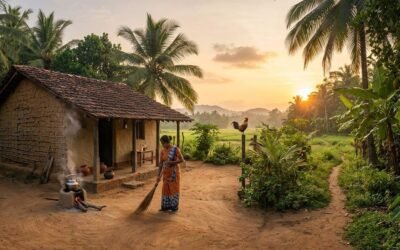 A Day in a Sri Lankan Village: From Morning Tea to Nightfall