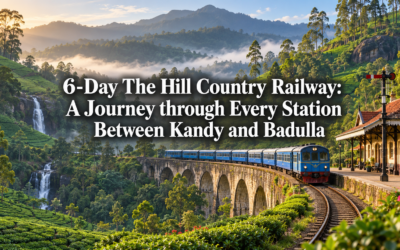 6-Day The Hill Country Railway: A Journey through Every Station Between Kandy and Badulla